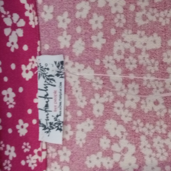 Pink Rose Viscose Free People Bodysuit - Picture 5 of 11